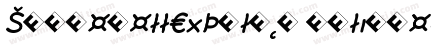 ShakewellExpBlack Oblique字体转换